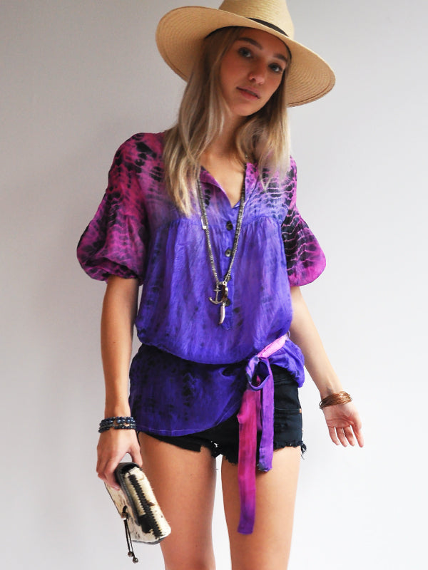 Silk Tie-Dye Lola Tunic