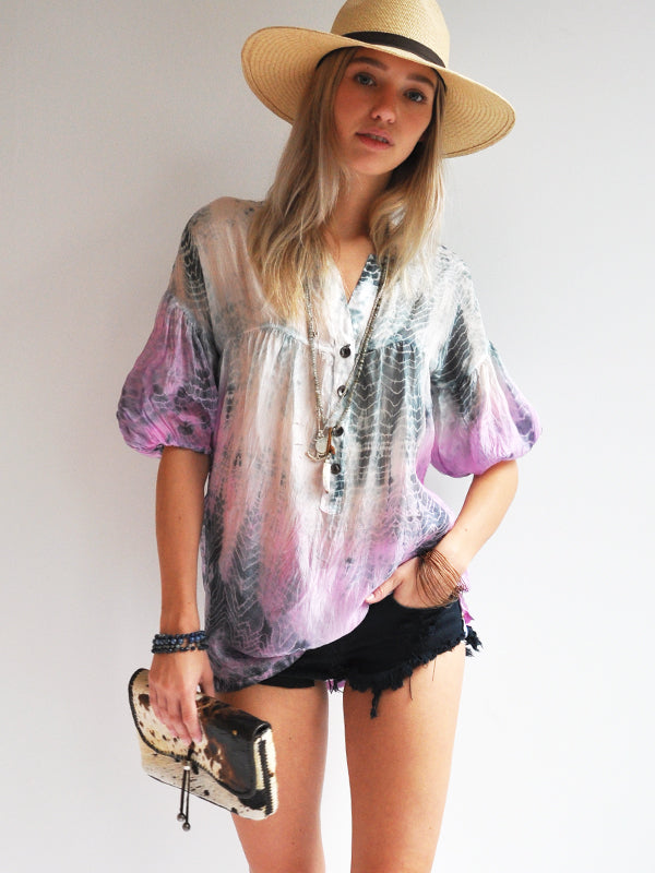 Silk Tie-Dye Lola Tunic