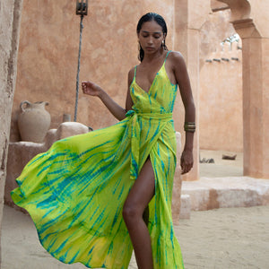 Anna_Kosturova_Tia_Silk_Wrap_Midi_Dress_-Chartreuse_Emerald