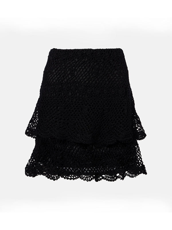 Crochet Florence Pointelle Mini Skirt
