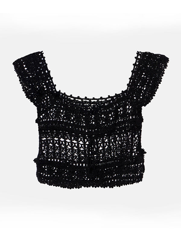 Crochet Florence Pointelle Mini Skirt
