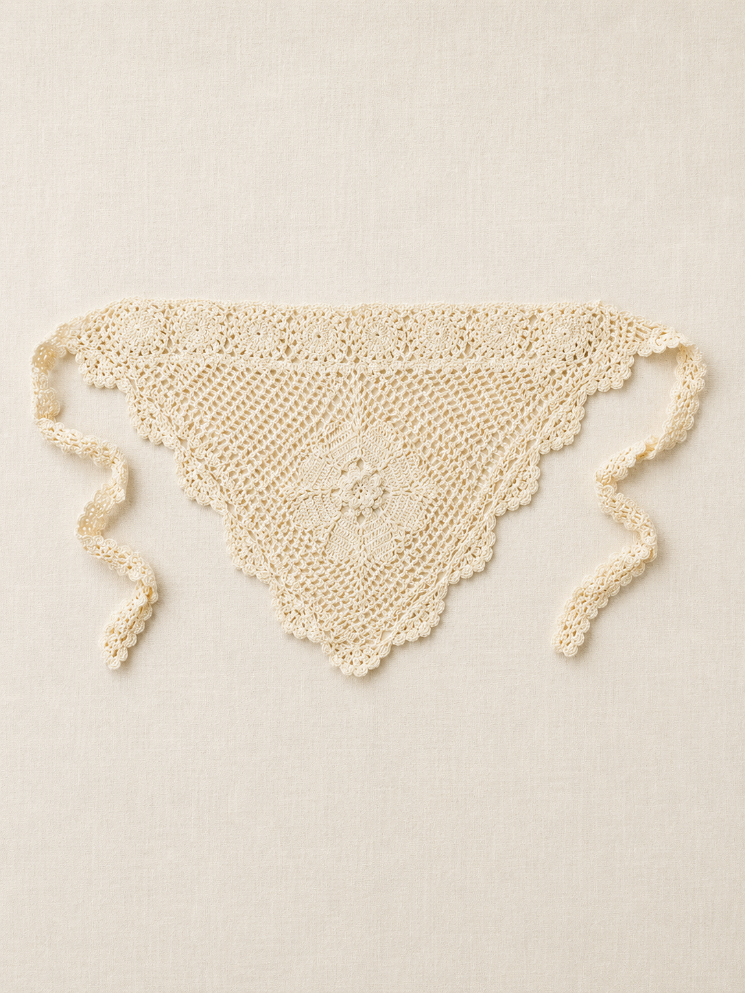 Crochet Lace Bandana