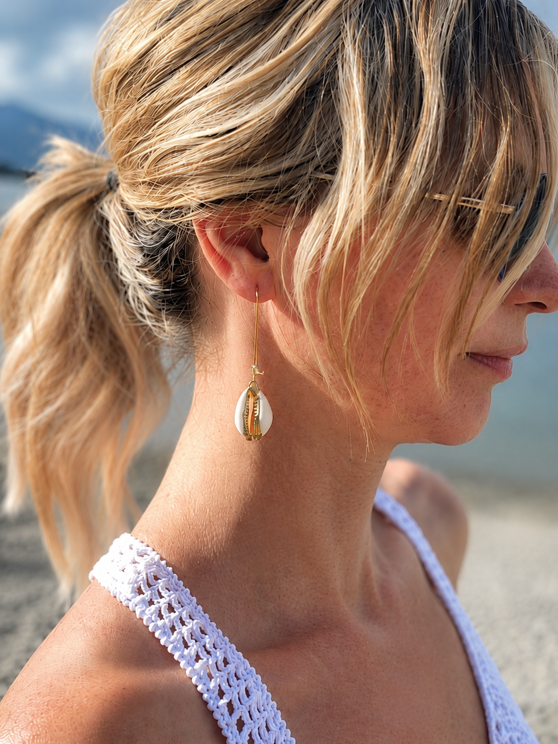 Mermaid Shell Earings