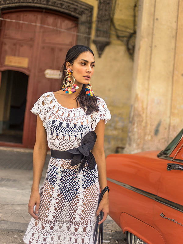 anna kosturova crochet dress Crochet Athena Dress