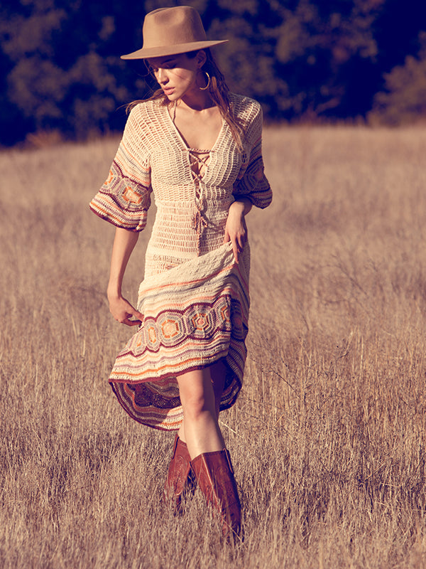 Crochet Carly Maxi Dress
