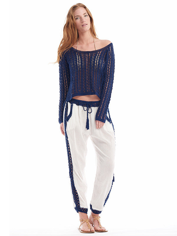 Crochet Summer Breeze Cropped Sweater