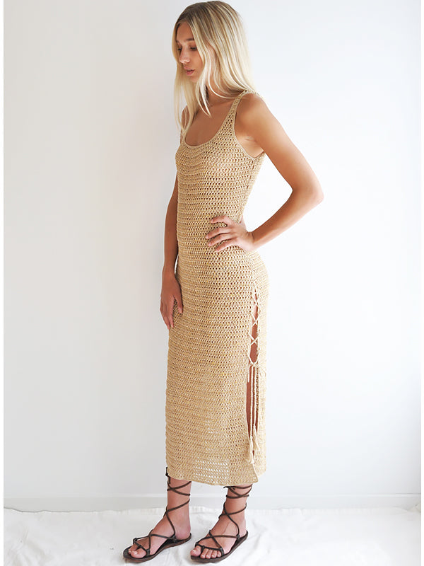 Women's Crochet Dress | Athena Dress | Anna Kosturova - annakosturova