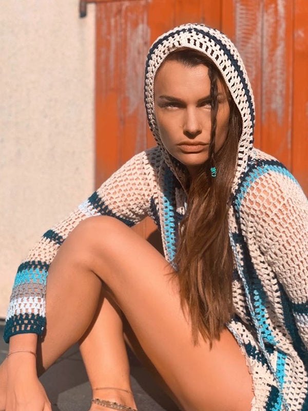 Crochet Hamptons Hoodie
