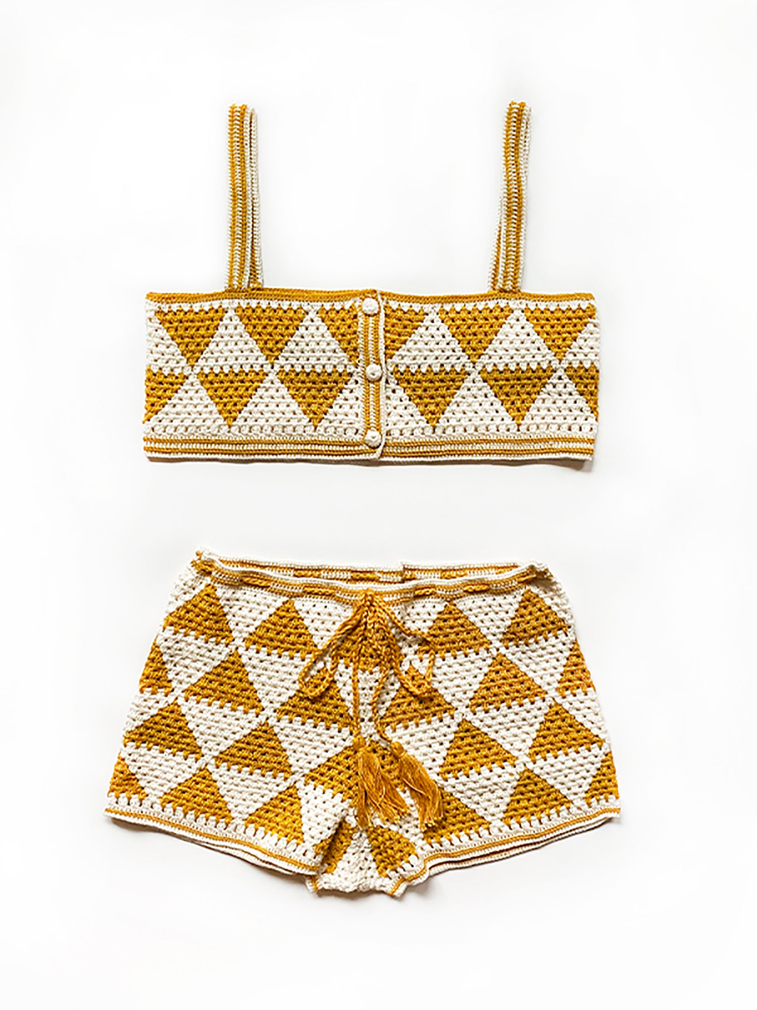 Crochet Maija High Waisted Shorts