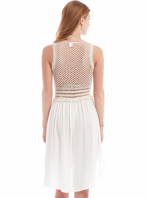 Women's Crochet Dresses | Marrakesh Mini Dress | Anna Kosturova