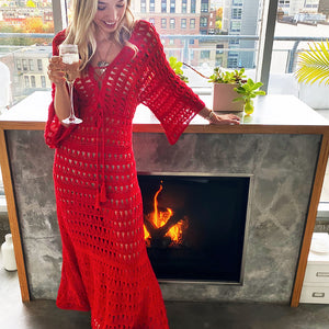 Women's Crochet Dresses | Marisa Maxi Dress | Anna Kosturova - annakosturova Women's Crochet Dresses | Marisa Maxi Dress | Anna Kosturova - annakosturova