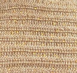 Crochet Goddess Crop Top - Gold