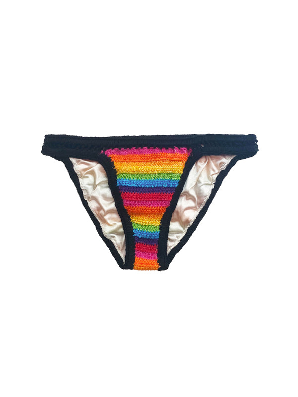 Rainbow Banded Bikini Bottom