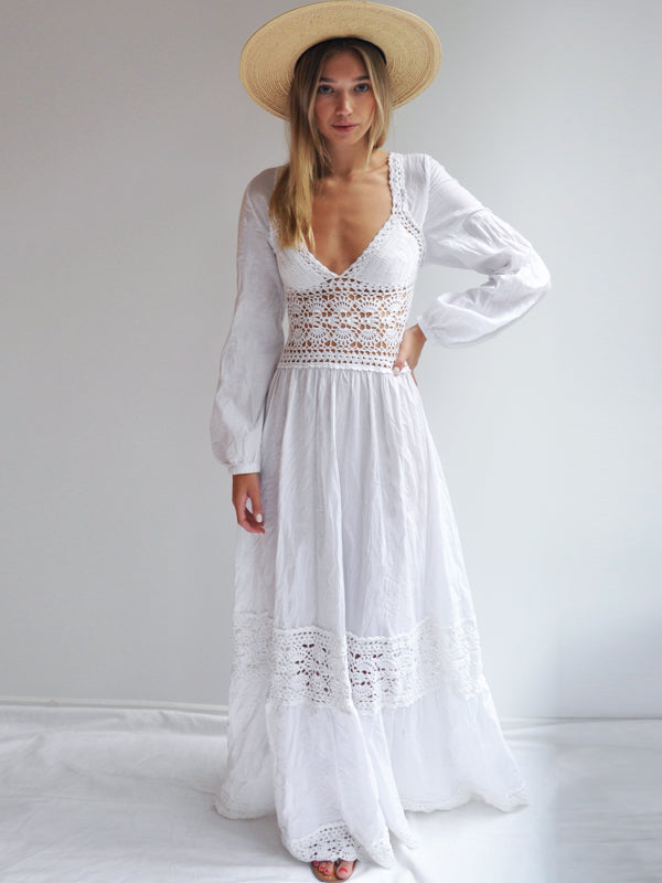 Crochet Victoria Dress XSmall / White