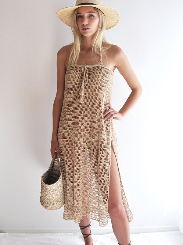 Crochet Zen Mesh Skirt/Dress - Gold Crochet Zen Mesh Skirt/Dress - Gold