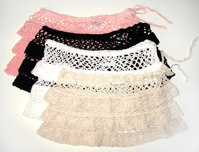 Crochet Pin-up Mini Skirt