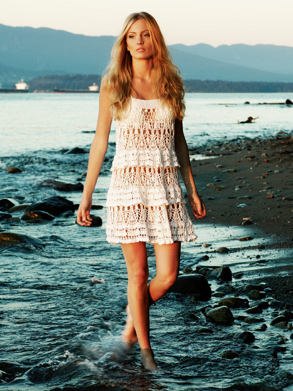 Women's Crochet Dresses | Flapper Dress | Anna Kosturova - annakosturova Women's Crochet Dresses | Flapper Dress | Anna Kosturova - annakosturova